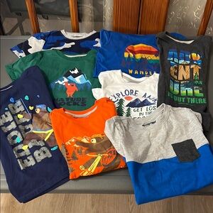Kid’s. Set of 8 Eddie Bauer Shirts. Size 7-8
